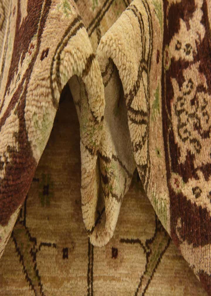 3' 10 x 19' 5 Hand Knotted Peshawar Ziegler Runner Rug