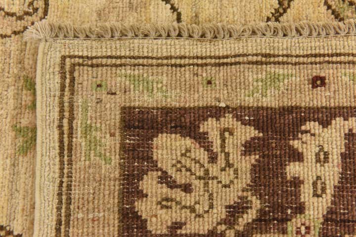 3' 10 x 19' 5 Hand Knotted Peshawar Ziegler Runner Rug