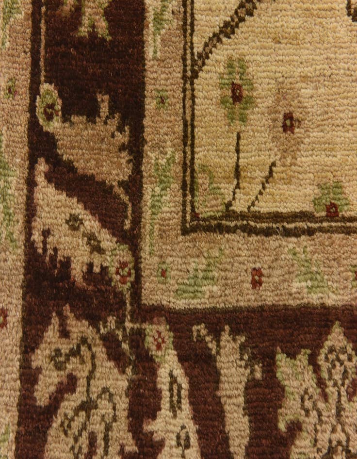 Detail image of 3' 10 x 19' 5  Hand Knotted Peshawar Ziegler Runner Rug