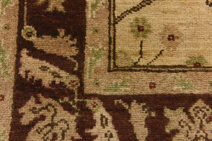 3' 10 x 19' 5 Hand Knotted Peshawar Ziegler Runner Rug
