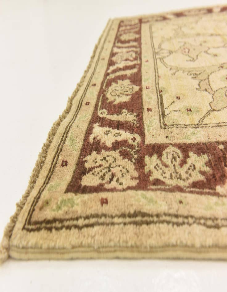 Detail image of 3' 10 x 19' 5  Hand Knotted Peshawar Ziegler Runner Rug