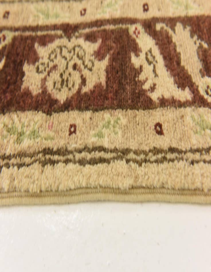 Detail image of 3' 10 x 19' 5  Hand Knotted Peshawar Ziegler Runner Rug