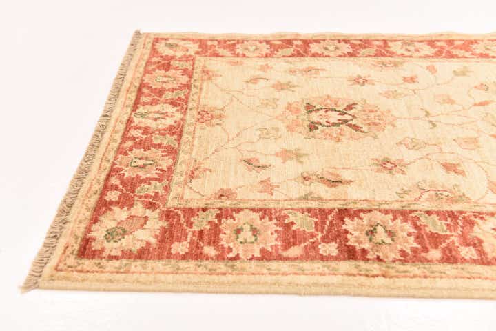 2' 8 x 9' 8 Hand Knotted Peshawar Ziegler Runner Rug