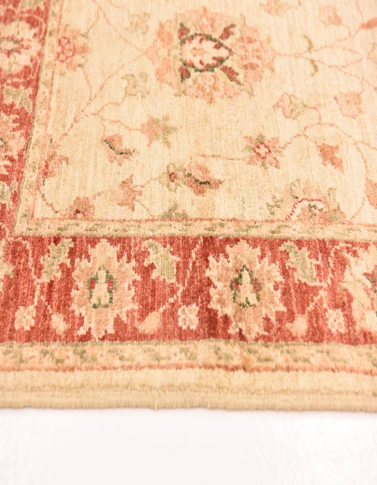 Detail image of 2' 8 x 9' 8  Hand Knotted Peshawar Ziegler Runner Rug