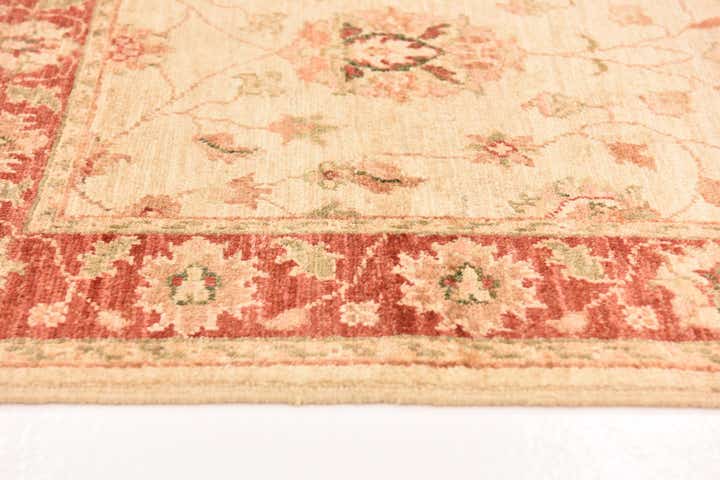 2' 8 x 9' 8 Hand Knotted Peshawar Ziegler Runner Rug