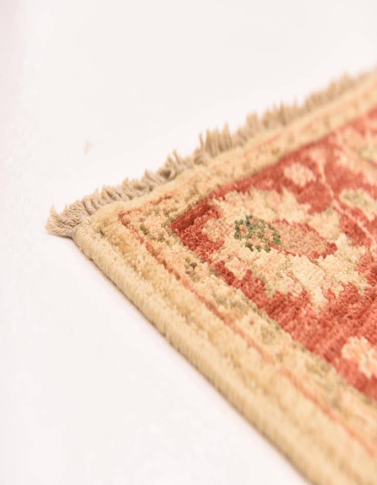 Detail image of 2' 8 x 9' 8  Hand Knotted Peshawar Ziegler Runner Rug