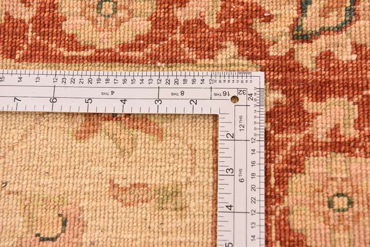 2' 10 x 9' 10 Hand Knotted Peshawar Ziegler Runner Rug