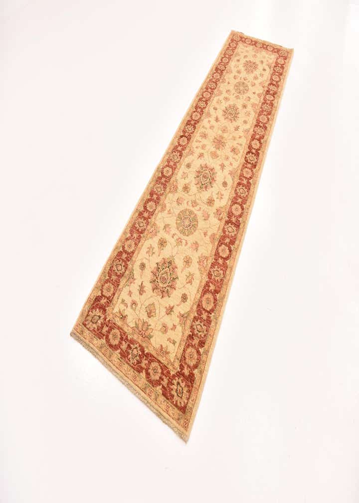 2' 10 x 9' 10 Hand Knotted Peshawar Ziegler Runner Rug