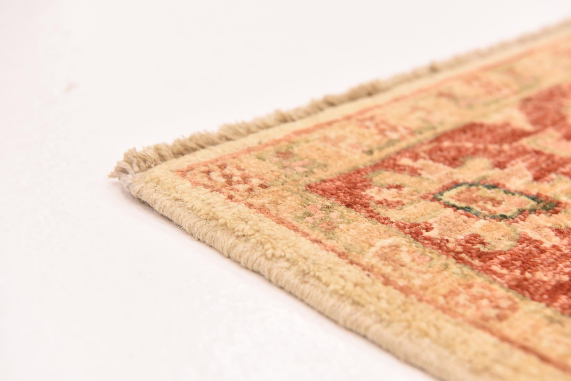 2' 10 x 9' 10 Hand Knotted Peshawar Ziegler Runner Rug