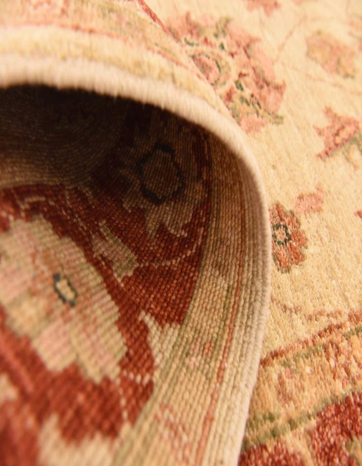 Detail image of 2' 10 x 9' 10  Hand Knotted Peshawar Ziegler Runner Rug