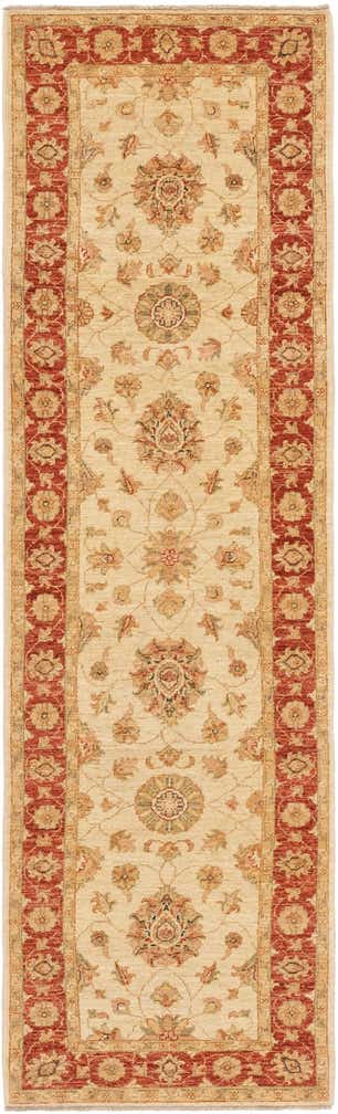 2' 10 x 9' 10 Hand Knotted Peshawar Ziegler Runner Rug