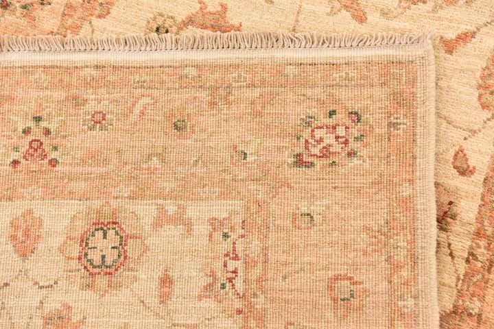 2' 10 x 9' 11 Hand Knotted Peshawar Ziegler Runner Rug