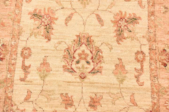 2' 10 x 9' 11 Hand Knotted Peshawar Ziegler Runner Rug
