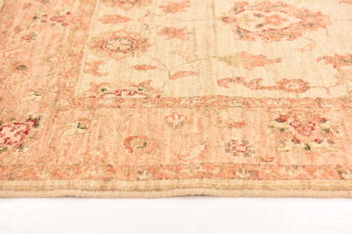 2' 10 x 9' 11 Hand Knotted Peshawar Ziegler Runner Rug