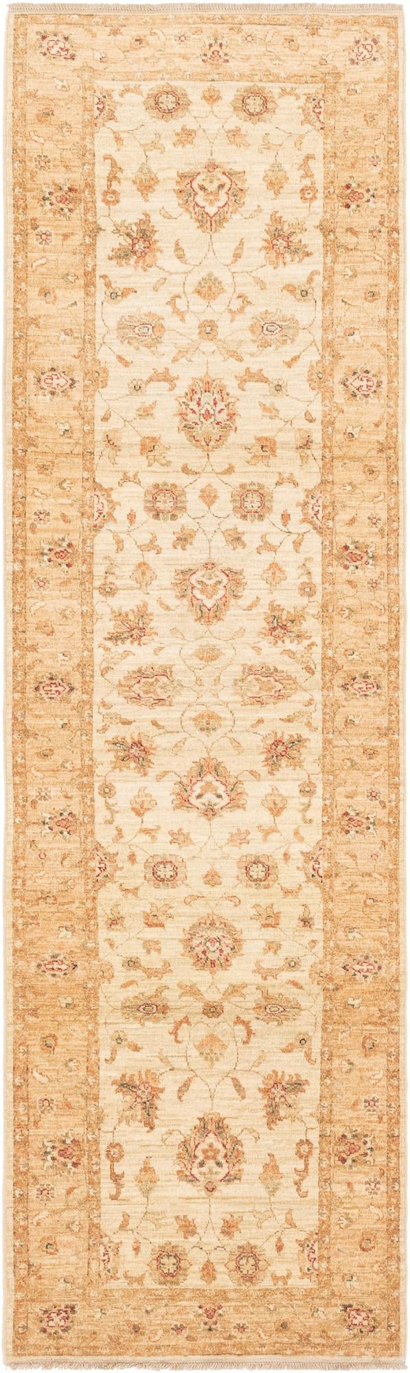 2' 10 x 9' 11 Hand Knotted Peshawar Ziegler Runner Rug