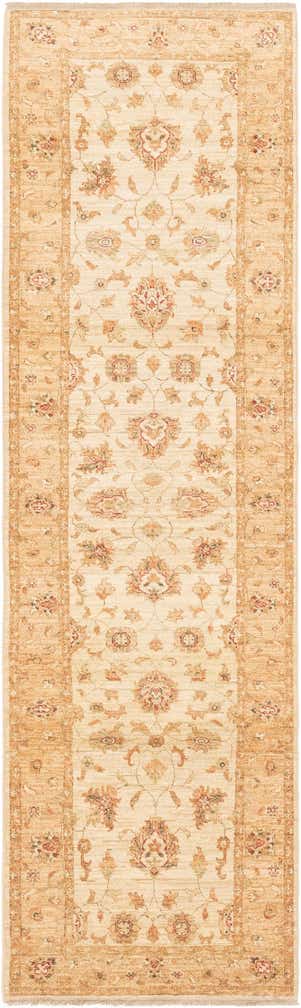 2' 10 x 9' 11 Hand Knotted Peshawar Ziegler Runner Rug