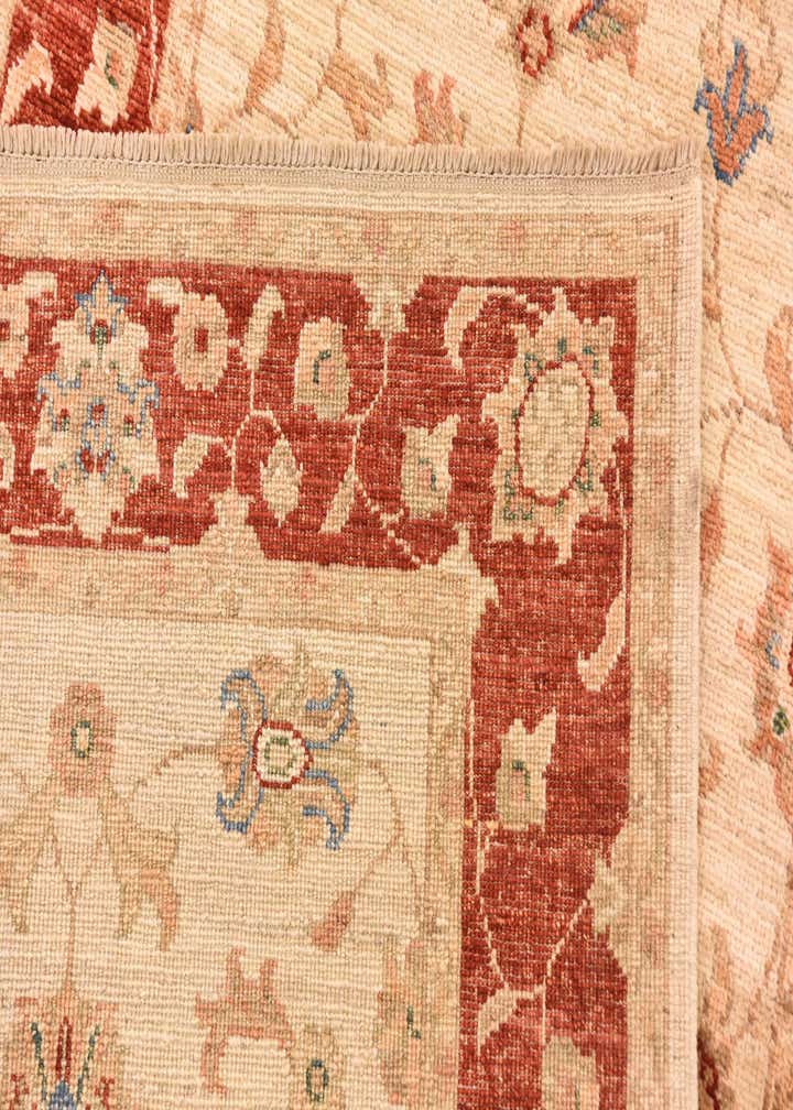 2' 9 x 10' 1 Hand Knotted Peshawar Ziegler Runner Rug