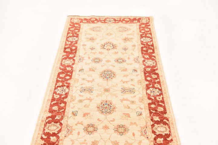 2' 9 x 10' 1 Hand Knotted Peshawar Ziegler Runner Rug