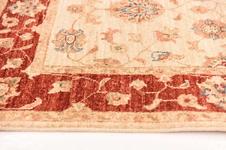 2' 9 x 10' 1 Hand Knotted Peshawar Ziegler Runner Rug