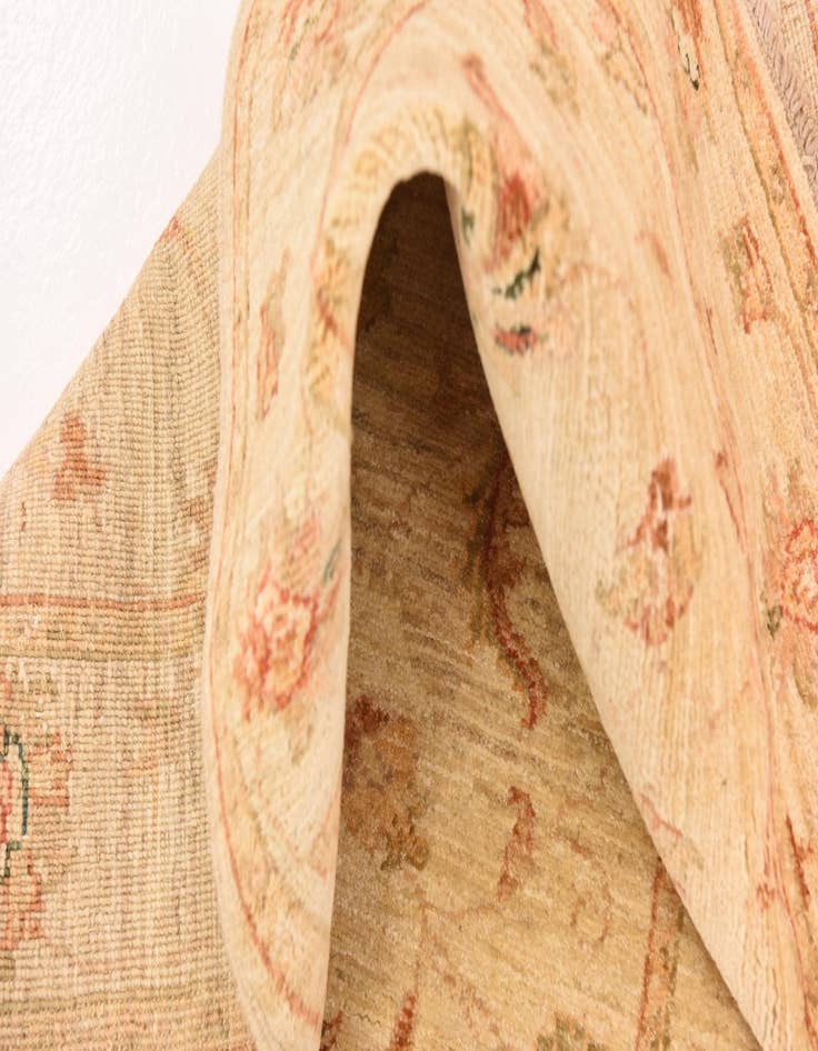 Detail image of 2' 9 x 9' 9  Hand Knotted Peshawar Ziegler Runner Rug