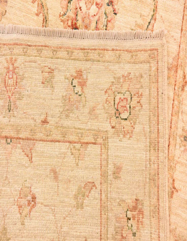 Detail image of 2' 9 x 9' 9  Hand Knotted Peshawar Ziegler Runner Rug