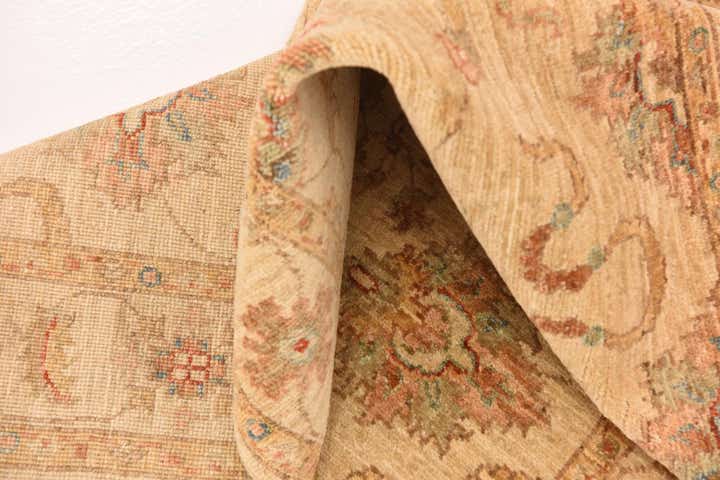 2' 11 x 10' 2 Hand Knotted Peshawar Ziegler Runner Rug