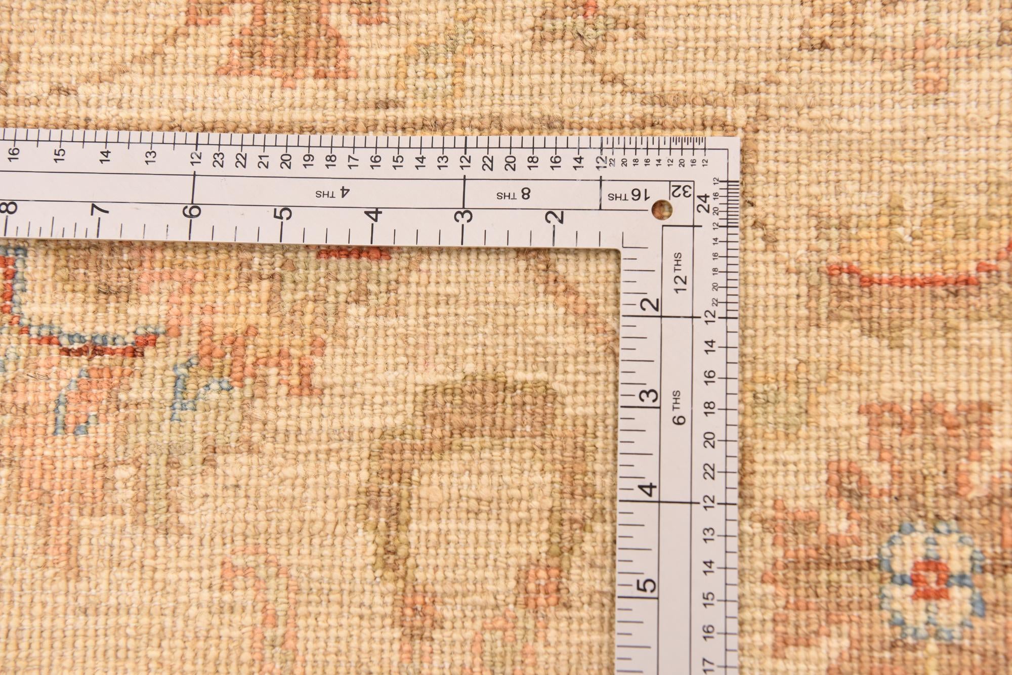 90cm x 310cm Hand Knotted Peshawar Ziegler Runner Rug