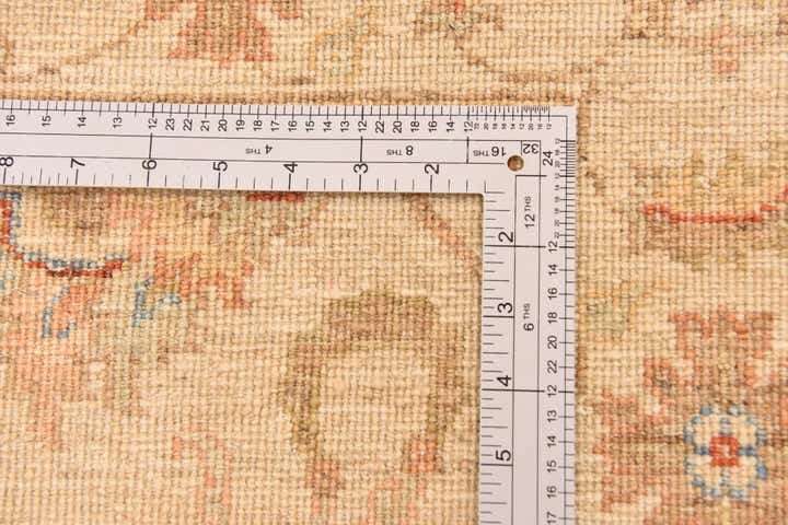 2' 11 x 10' 2 Hand Knotted Peshawar Ziegler Runner Rug