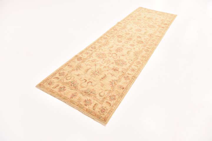 2' 11 x 10' 2 Hand Knotted Peshawar Ziegler Runner Rug