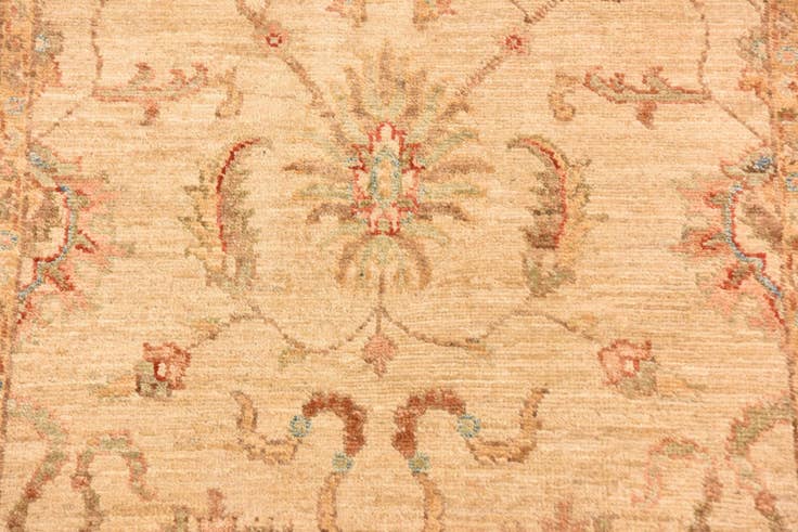 Detail image of 2' 11 x 10' 2 Hand Knotted Peshawar Ziegler Runner Rug