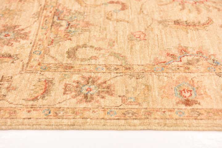 2' 11 x 10' 2 Hand Knotted Peshawar Ziegler Runner Rug