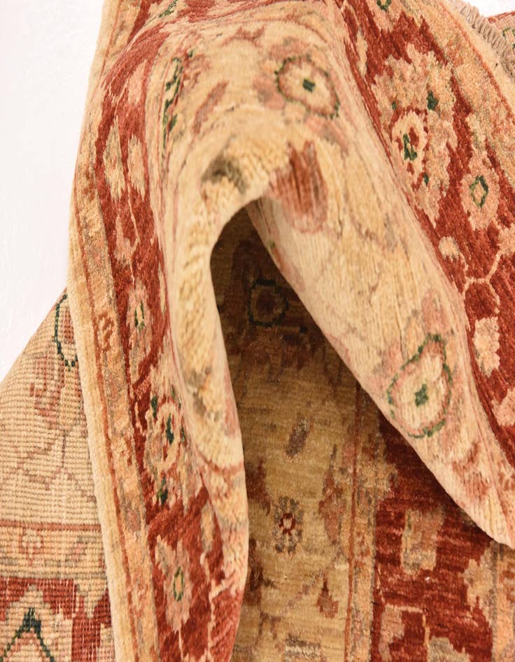 Detail image of 2' 9 x 9' 8  Hand Knotted Peshawar Ziegler Runner Rug