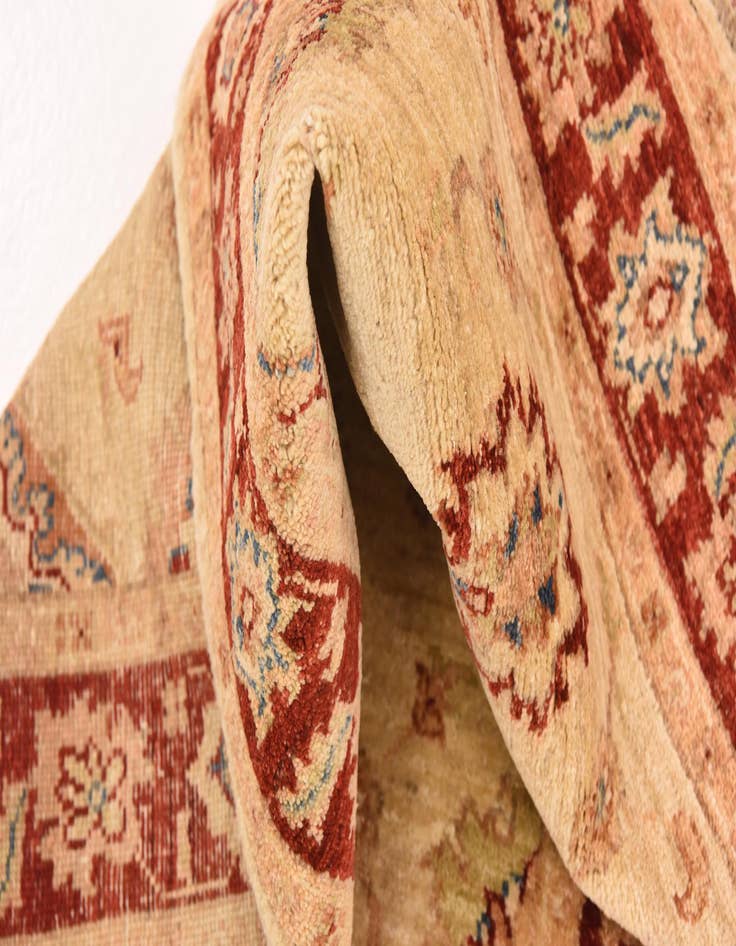 Detail image of 2' 9 x 9' 8  Hand Knotted Peshawar Ziegler Runner Rug