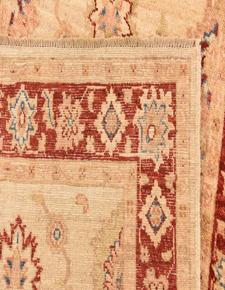 Detail image of 2' 9 x 9' 8  Hand Knotted Peshawar Ziegler Runner Rug