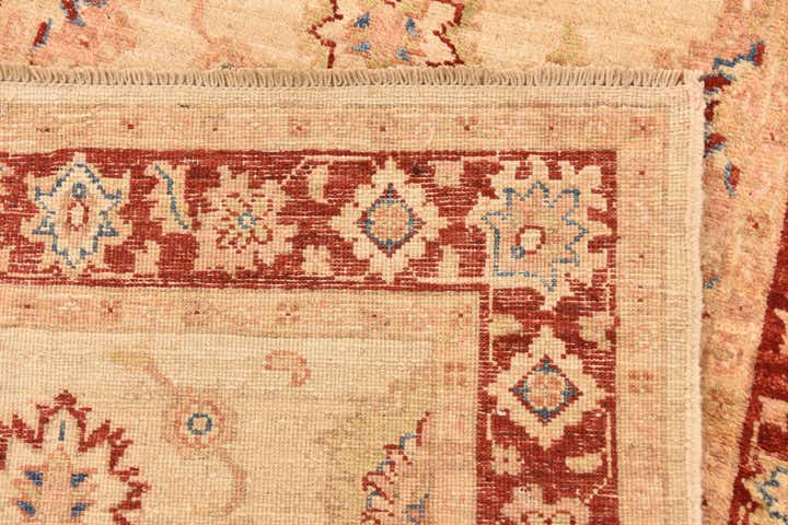2' 9 x 9' 8 Hand Knotted Peshawar Ziegler Runner Rug