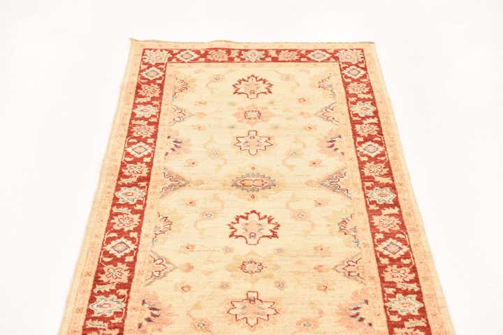 2' 9 x 9' 8 Hand Knotted Peshawar Ziegler Runner Rug