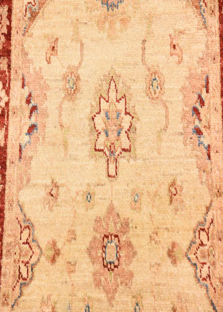 2' 9 x 9' 8 Hand Knotted Peshawar Ziegler Runner Rug