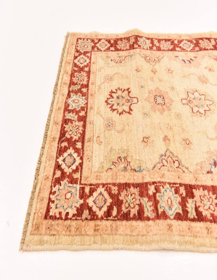Detail image of 2' 9 x 9' 8 Hand Knotted Peshawar Ziegler Runner Rug