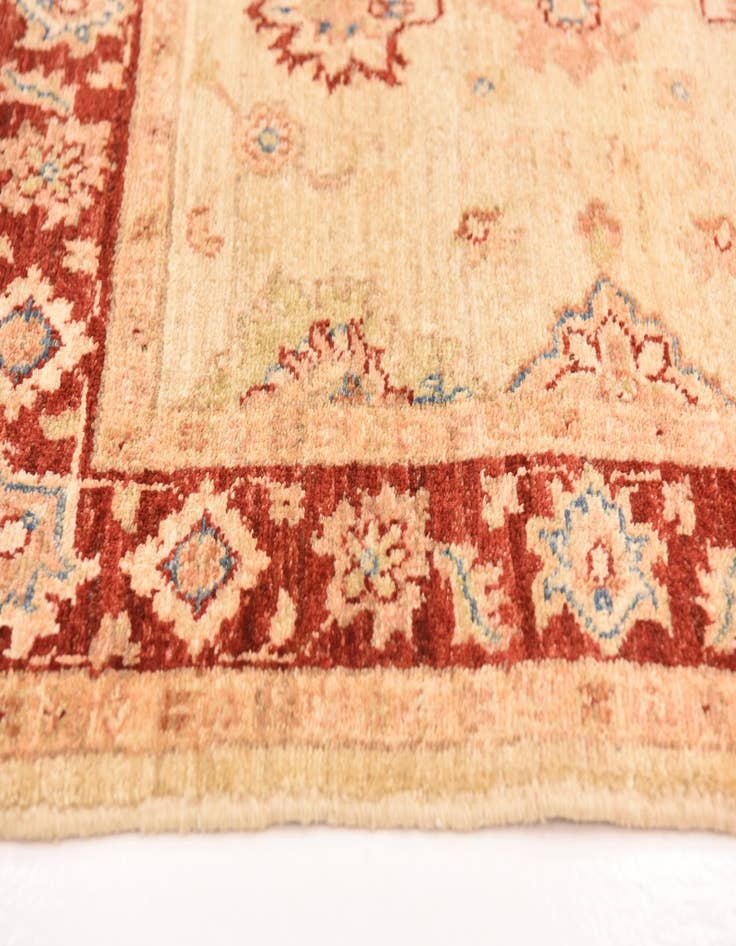 Detail image of 2' 9 x 9' 8  Hand Knotted Peshawar Ziegler Runner Rug