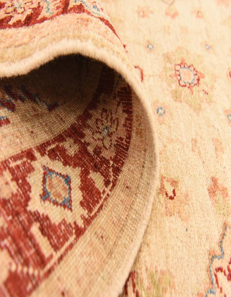 Detail image of 2' 9 x 9' 8  Hand Knotted Peshawar Ziegler Runner Rug