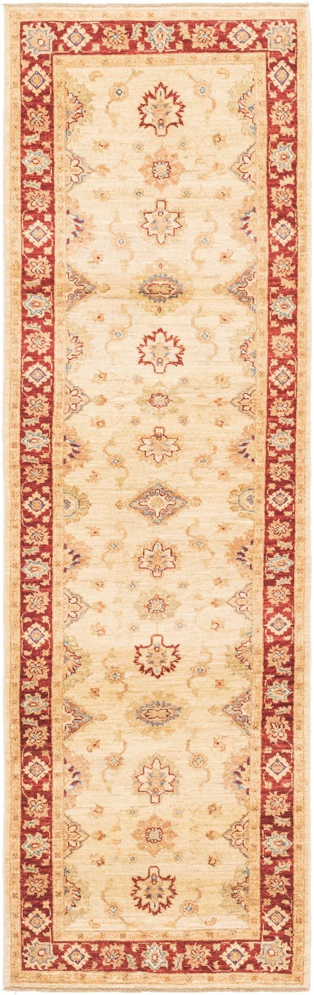 2' 9 x 9' 8 Hand Knotted Peshawar Ziegler Runner Rug