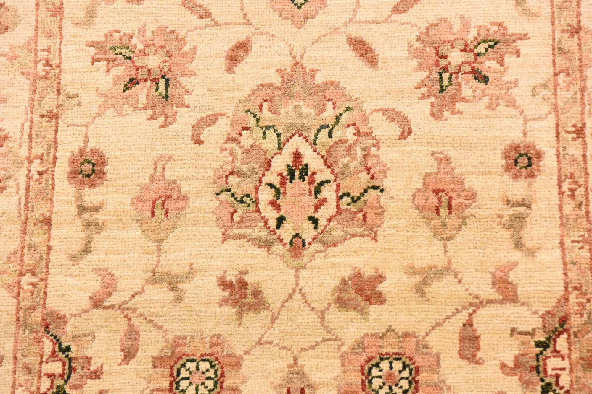 2' 10 x 9' 9 Hand Knotted Peshawar Ziegler Runner Rug
