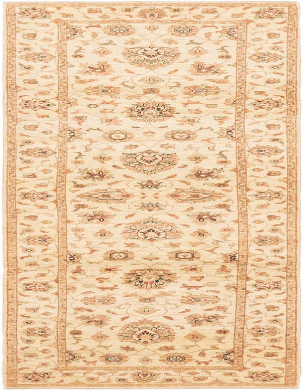 Detail image of 2' 10 x 9' 9 Hand Knotted Peshawar Ziegler Runner Rug