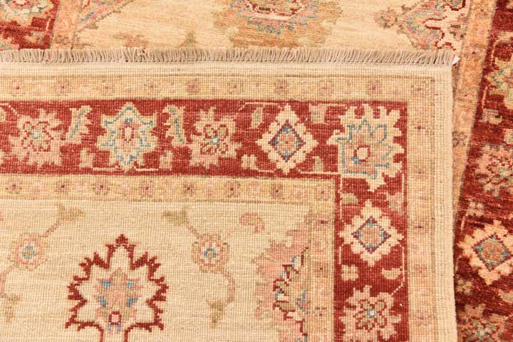 2' 9 x 9' 5 Hand Knotted Peshawar Ziegler Runner Rug