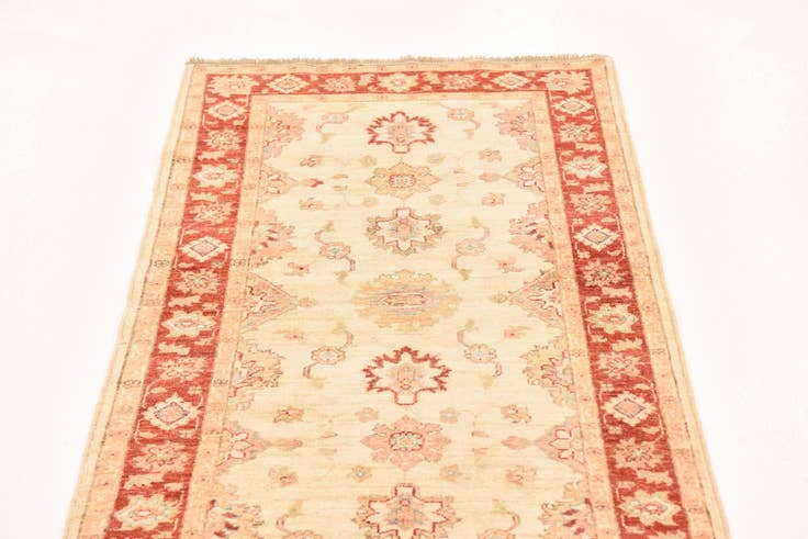 Detail image of 2' 9 x 9' 5 Hand Knotted Peshawar Ziegler Runner Rug
