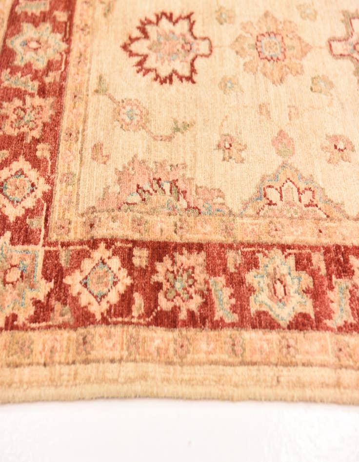 Detail image of 2' 9 x 9' 5  Hand Knotted Peshawar Ziegler Runner Rug