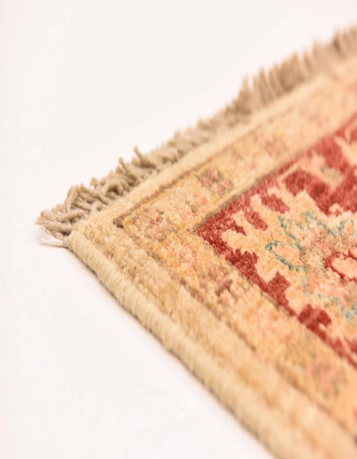 Detail image of 2' 9 x 9' 5  Hand Knotted Peshawar Ziegler Runner Rug