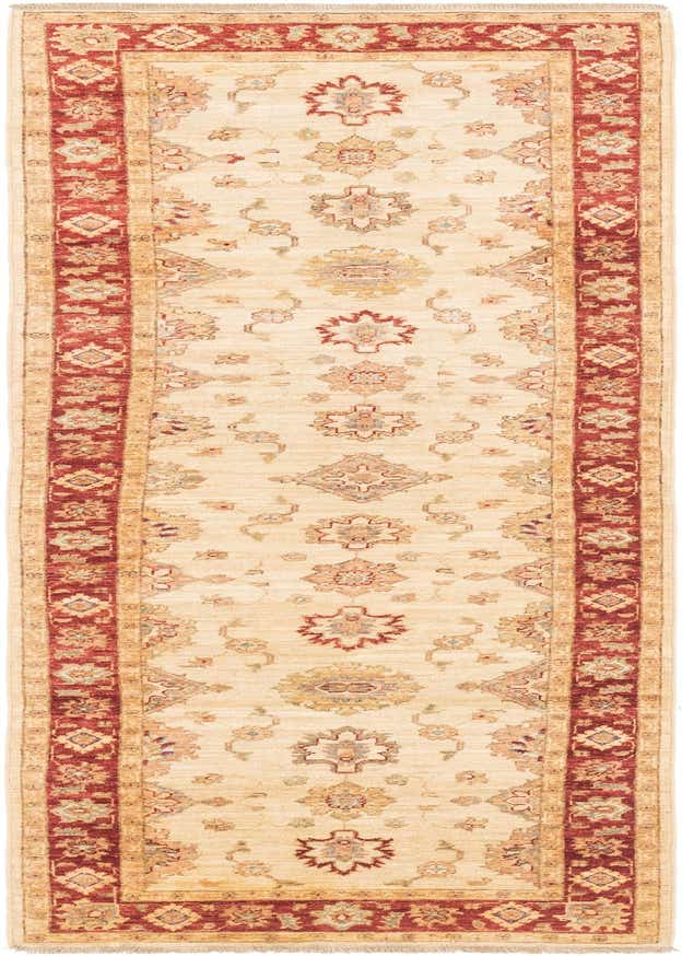 2' 9 x 9' 5 Hand Knotted Peshawar Ziegler Runner Rug