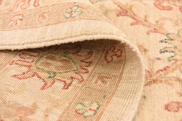 5' x 9' 6 Hand Knotted Peshawar Ziegler Runner Rug