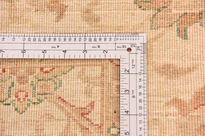 5' x 9' 6 Hand Knotted Peshawar Ziegler Runner Rug